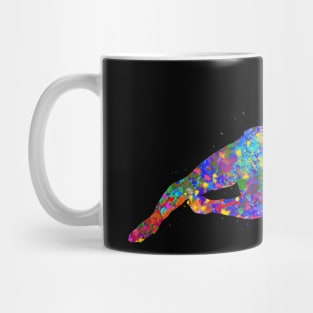 Soccer goalkeeper watercolor art Mug